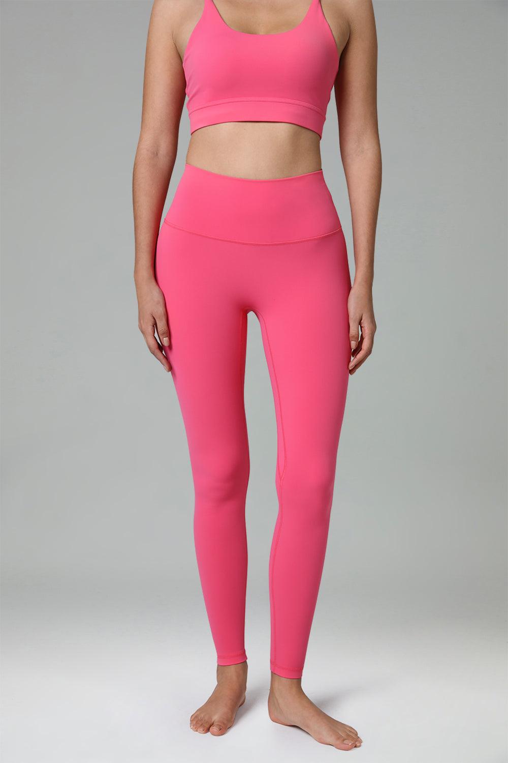 Dreamlux High Waisted No Front Seam Workout Full Length Leggings 28