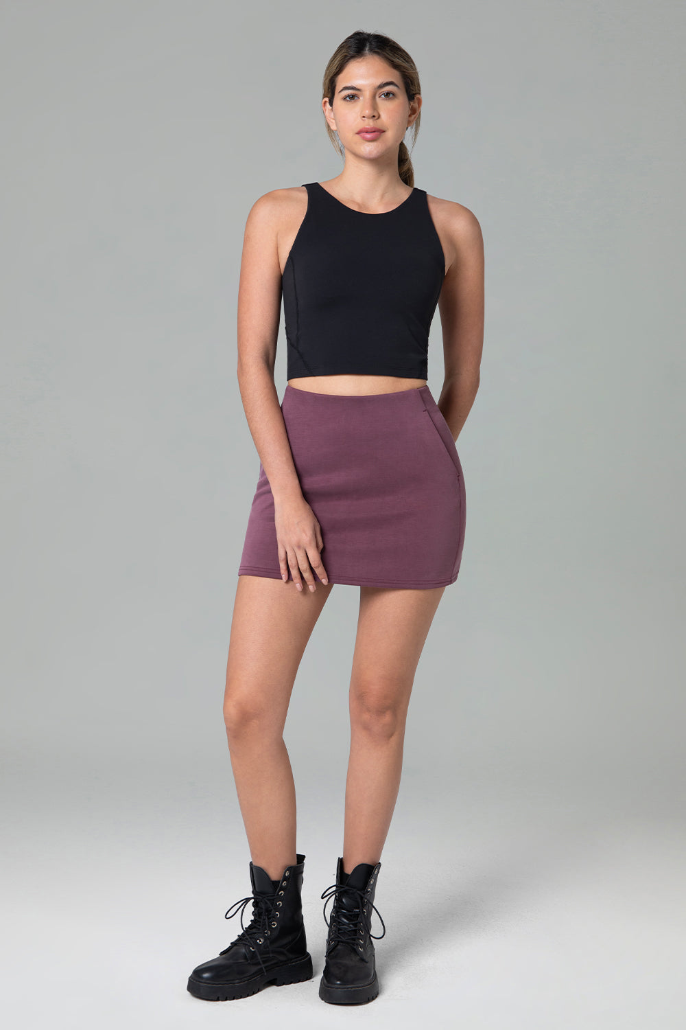 Modal Streamline A-Line Skirts w/Pockets