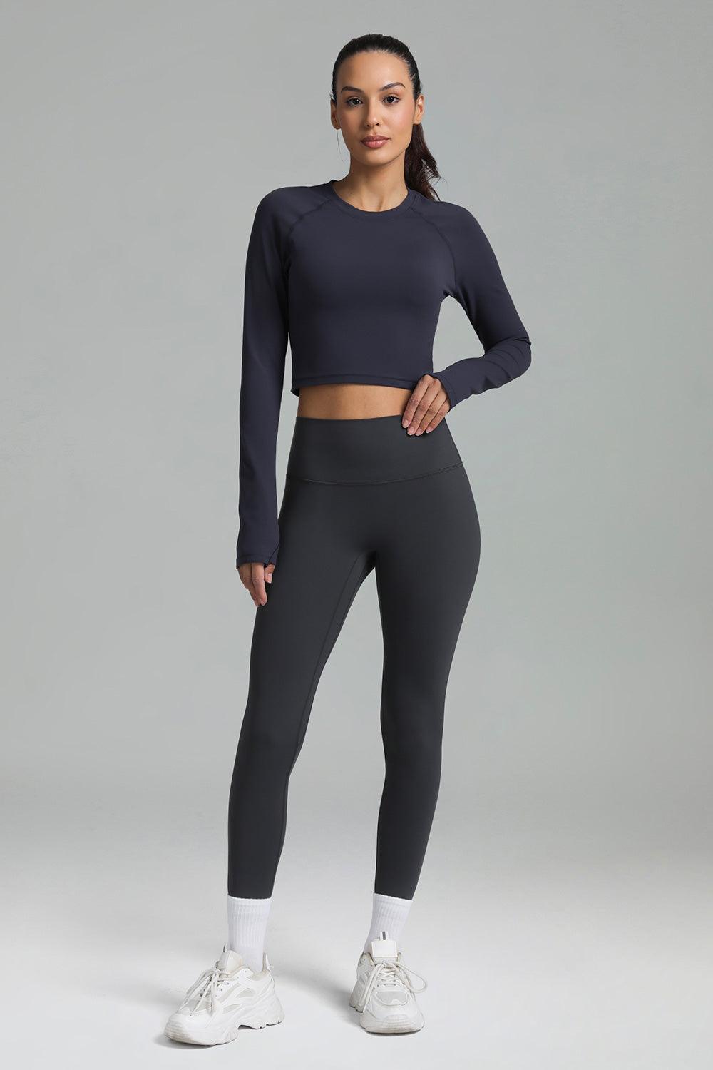 Dreamlux High Waisted No Front Seam Workout 7/8 Leggings 25