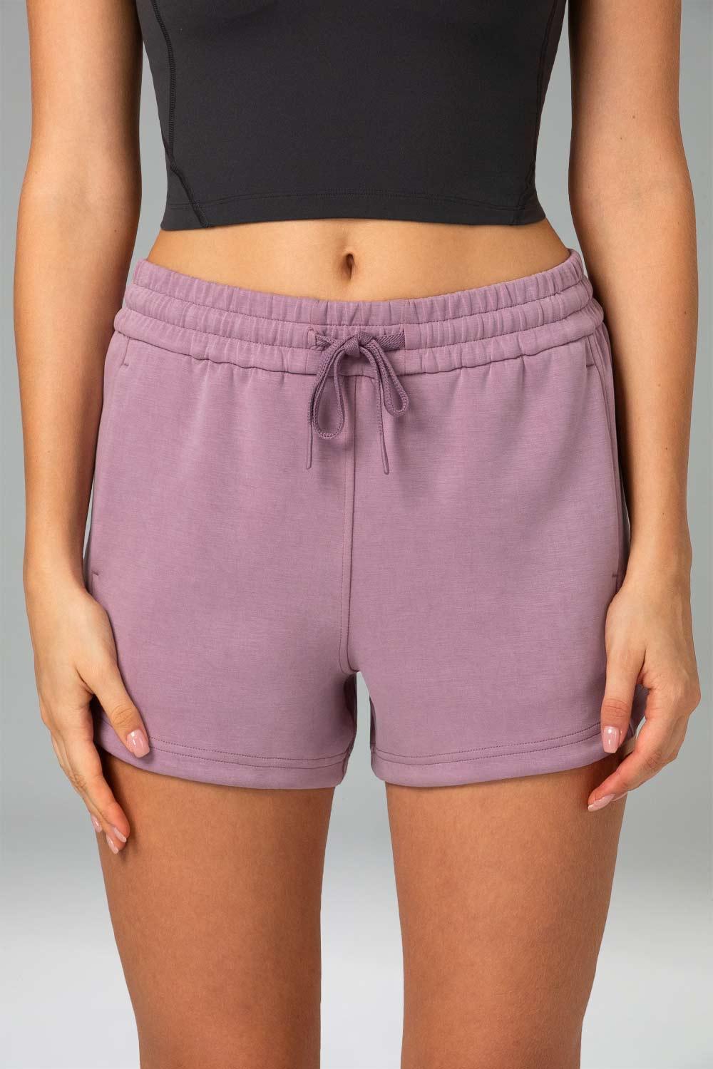 Modal Drawstring Lounge Shorts w/Pockets