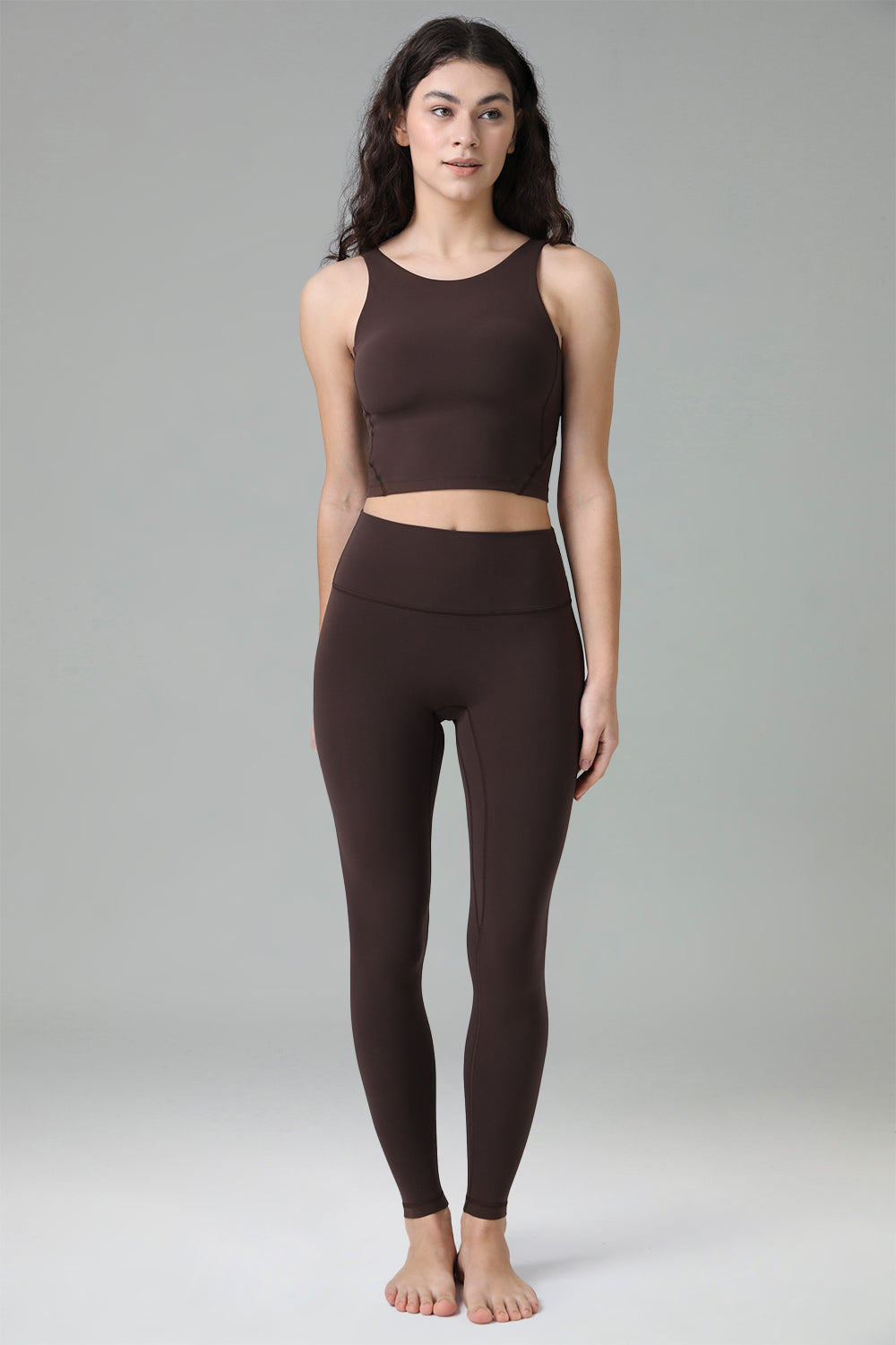 Dreamlux High Waisted No Front Seam Workout Full Length Leggings 28