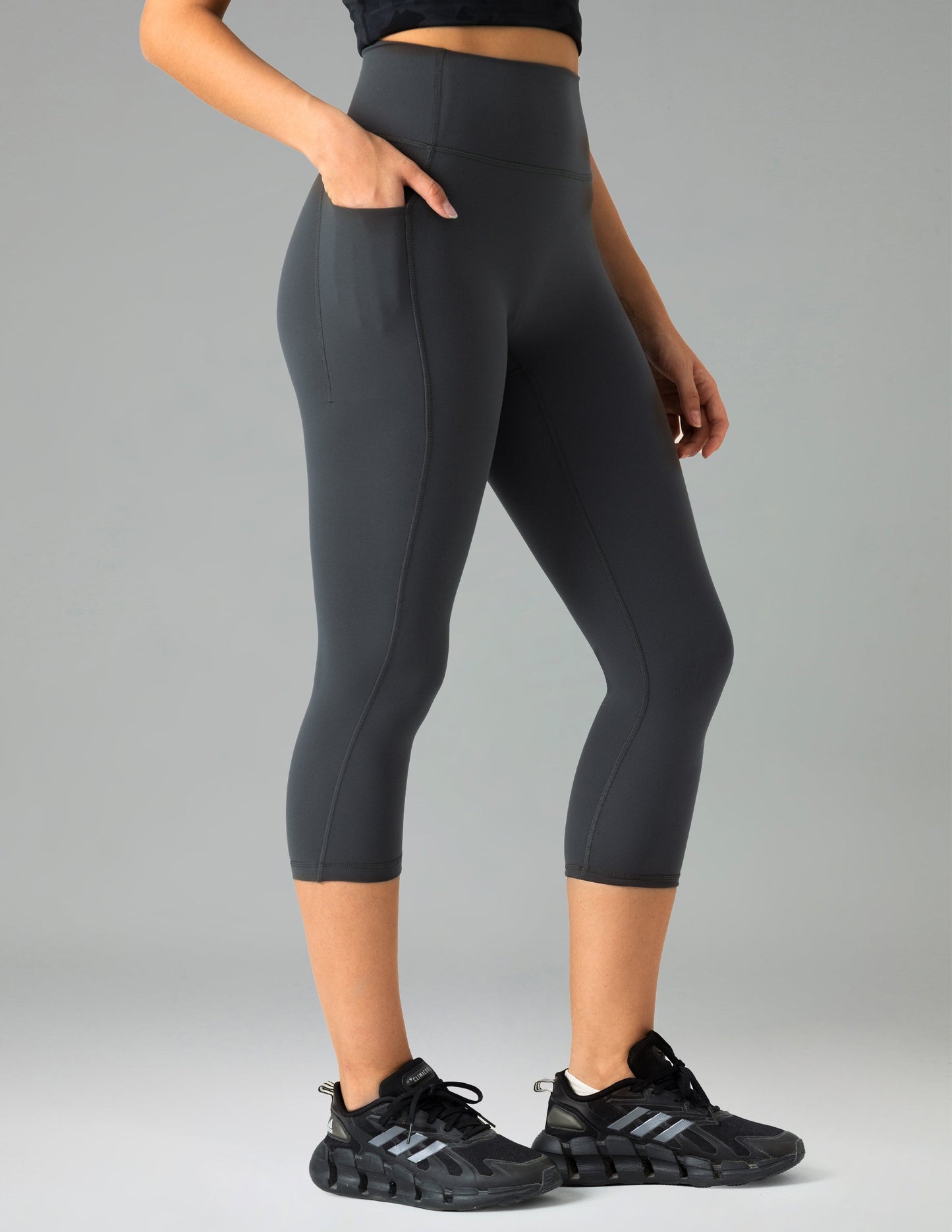 Dreamlux High Waisted No Front Seam 21 Workout Leggings w/Pockets