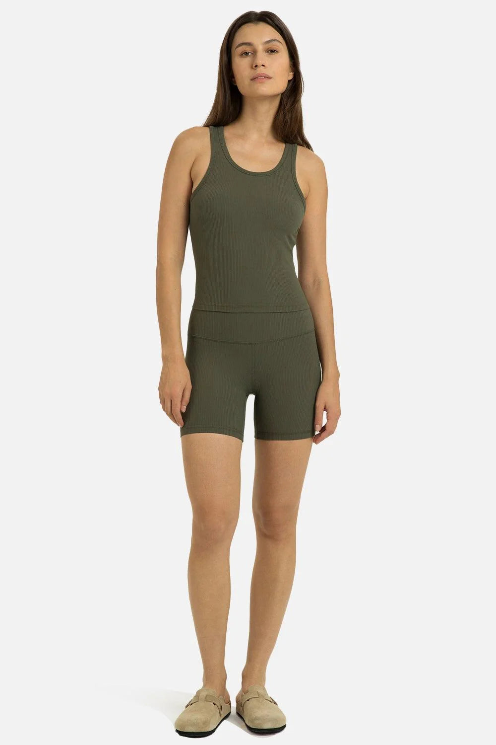 Dreamlux Buttery Soft Ribbed Cropped Leggings 6