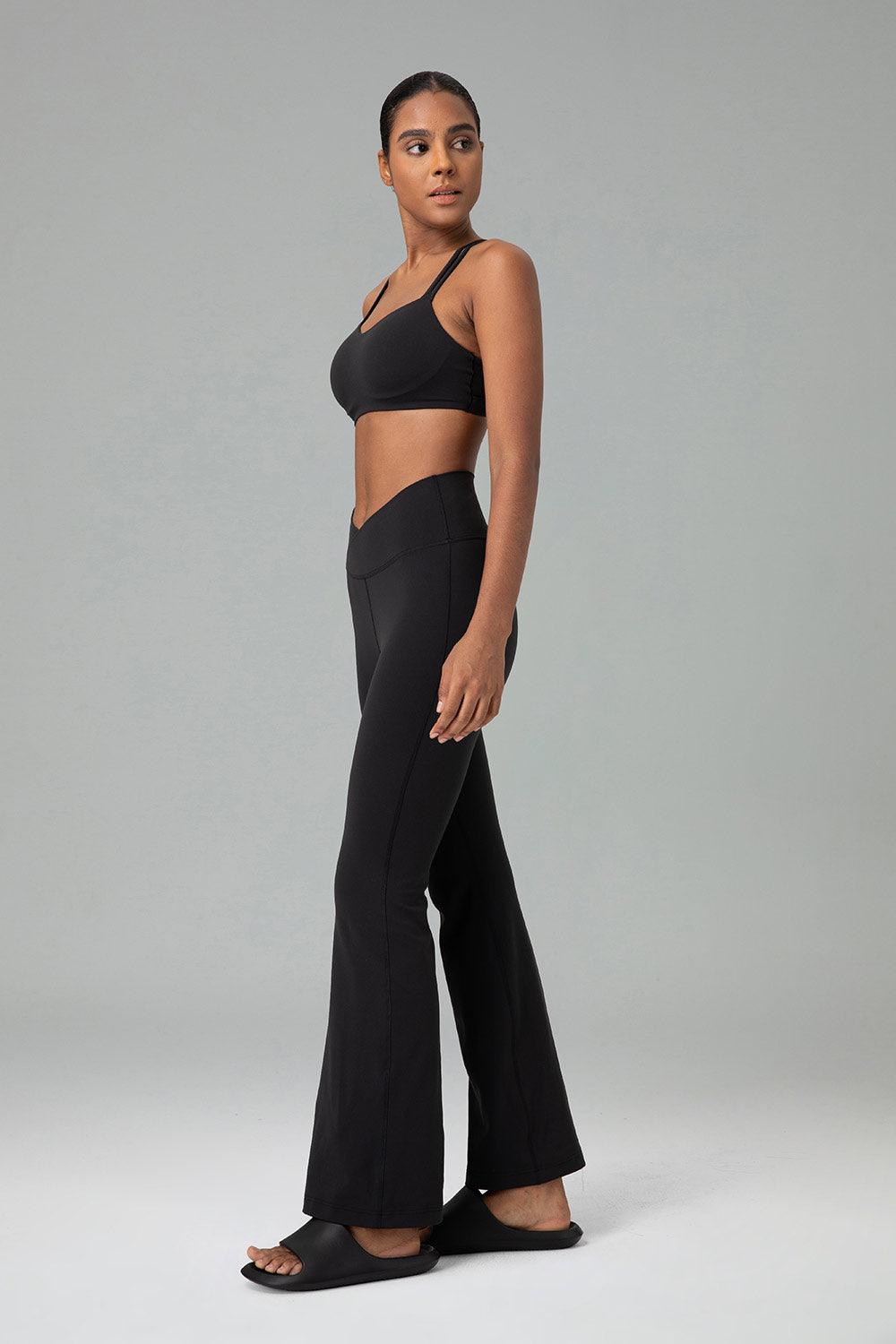 Dreamlux Crossover Yoga Pants Flared Legging Bootcut 29.5