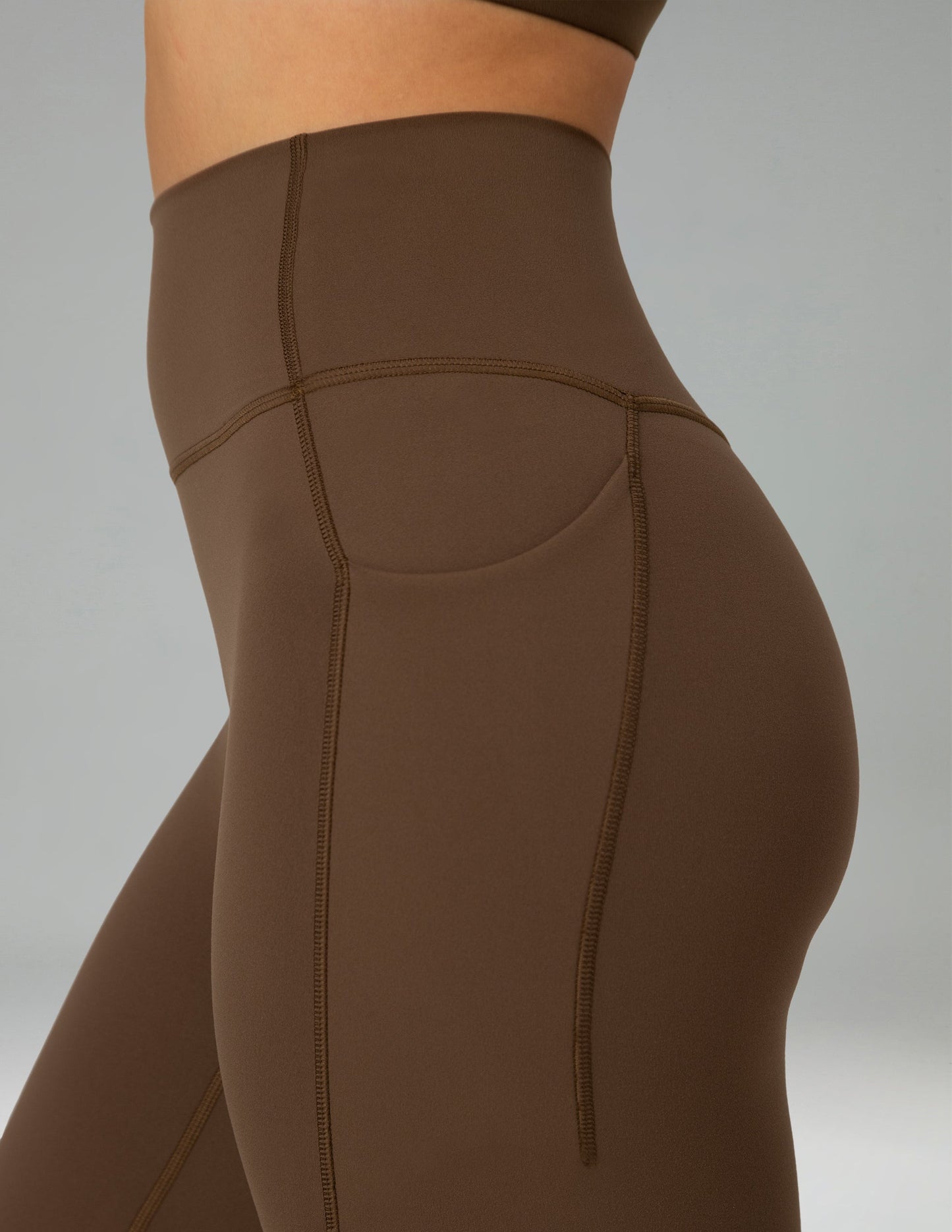 Dreamlux High Waisted No Front Seam 21 Workout Leggings w/Pockets