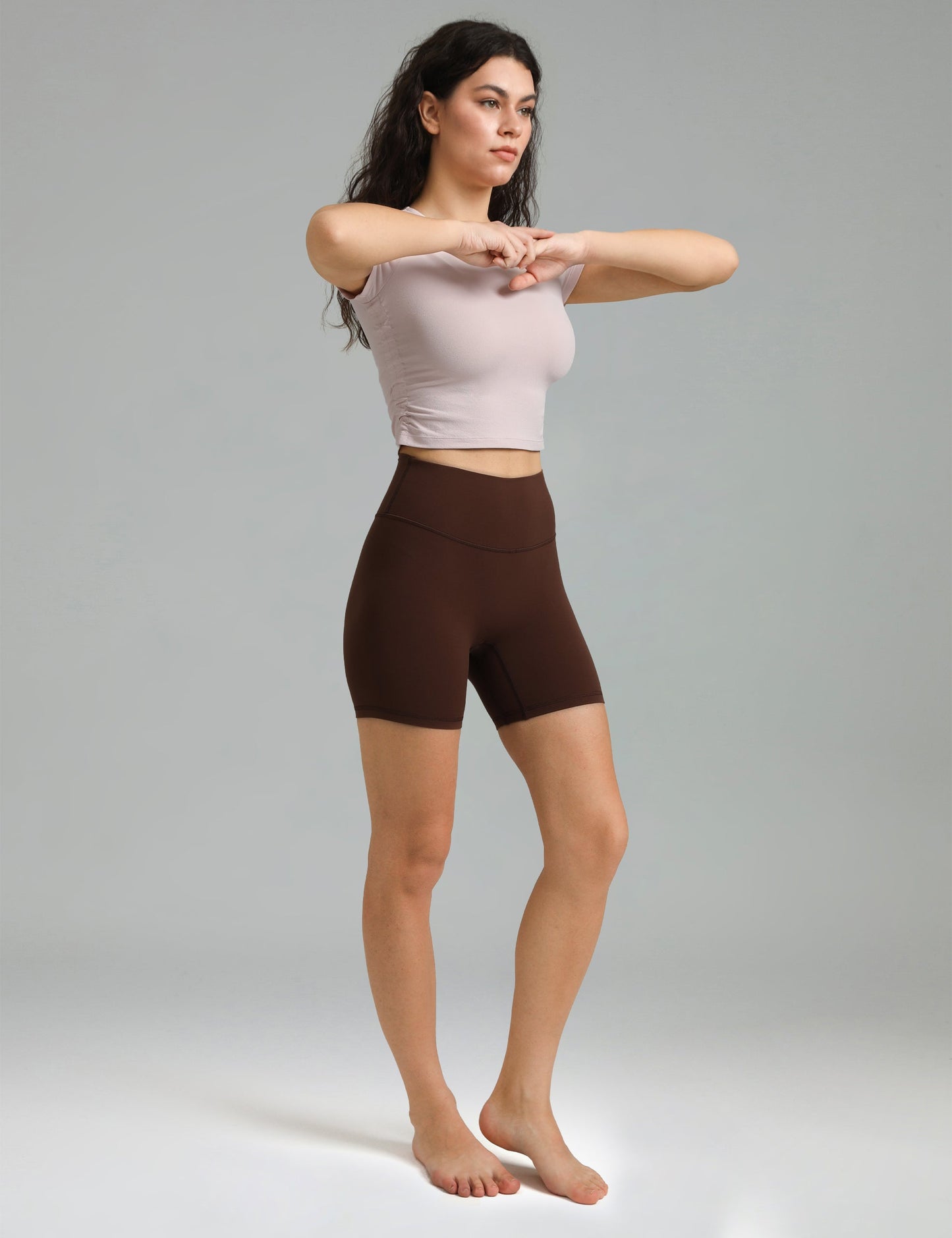 Dreamlux High Rise No Front Seam Shorts 6