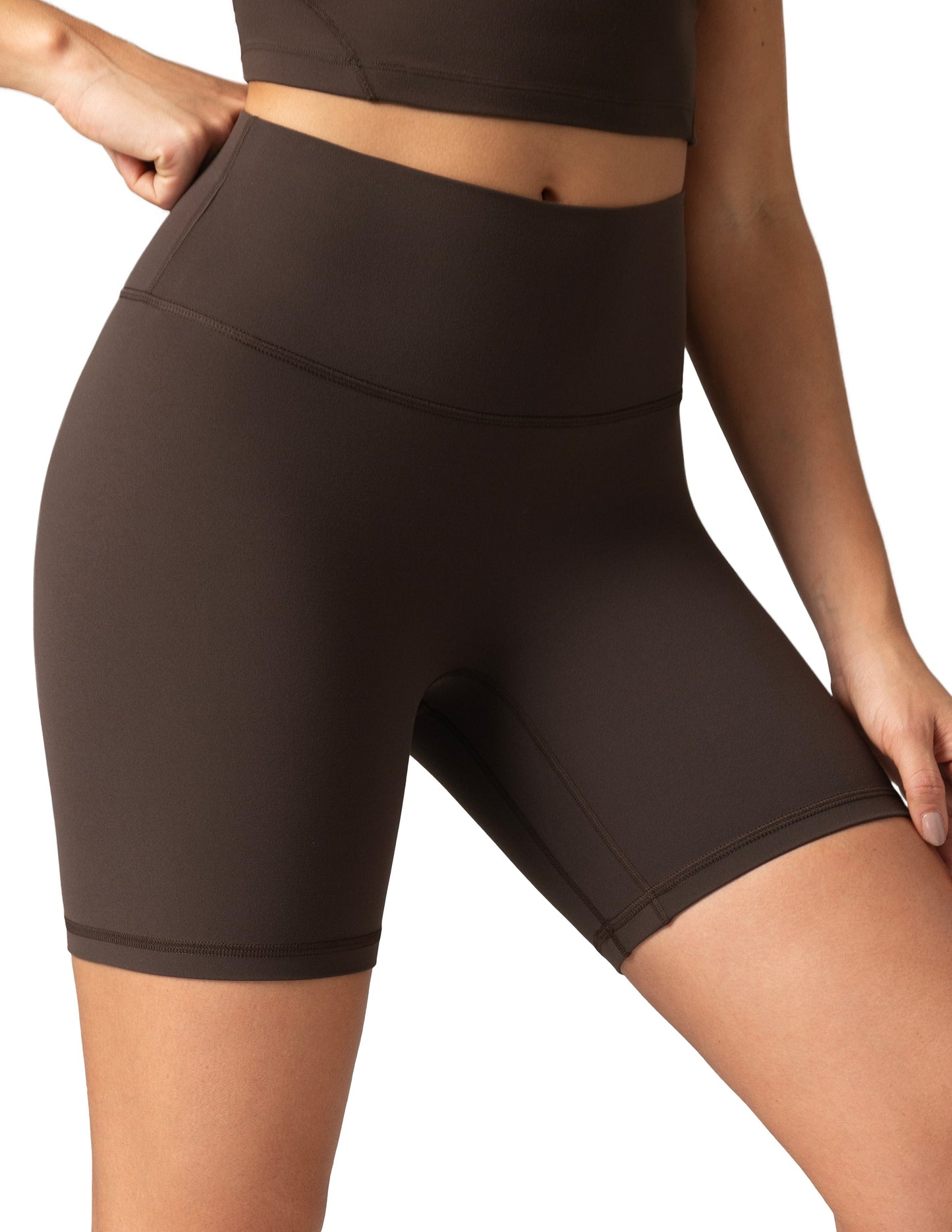 Dreamlux High Rise No Front Seam Shorts 6