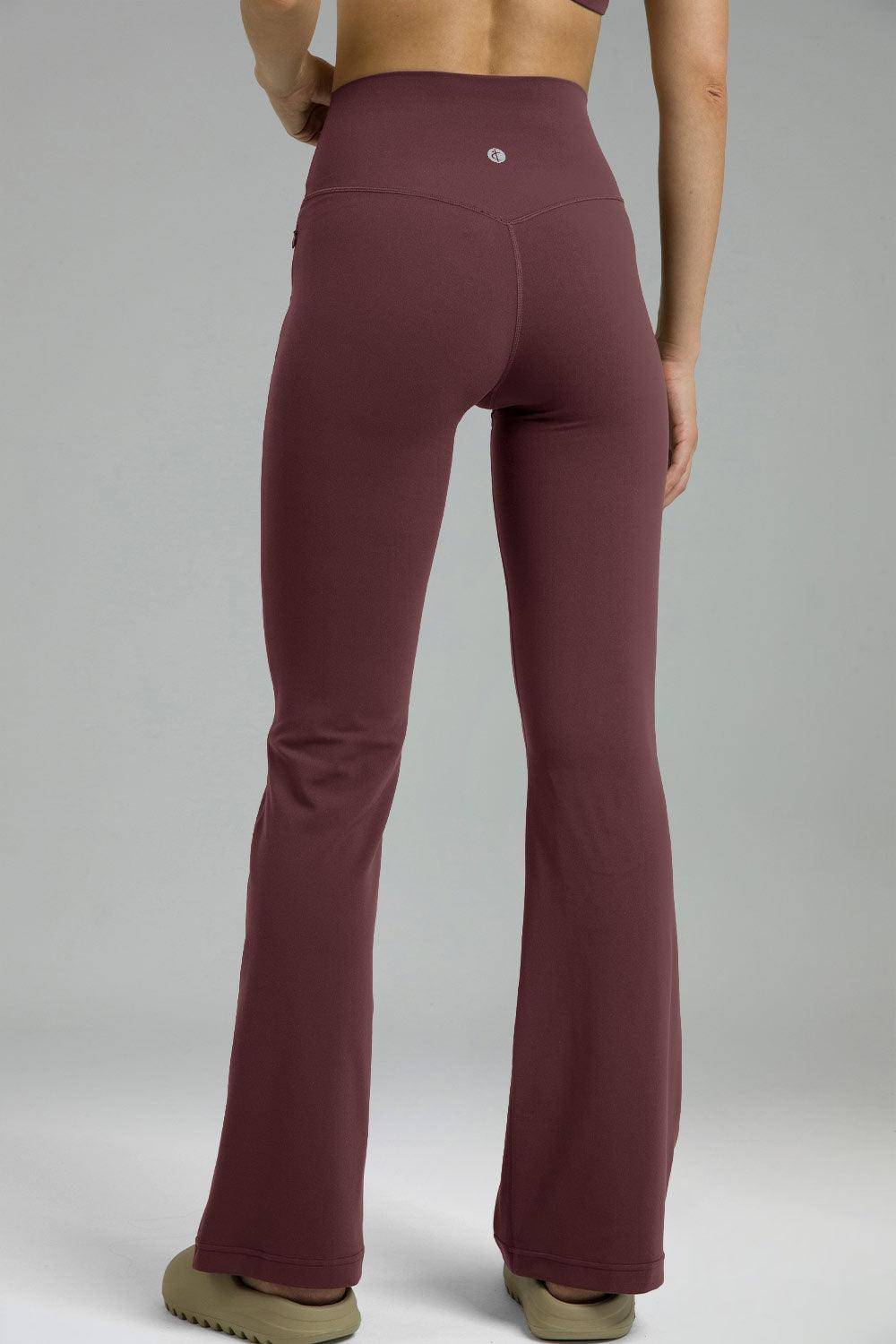 Dreamlux Zip Pocket Yoga Pants Flared Legging Bootcut 29.5