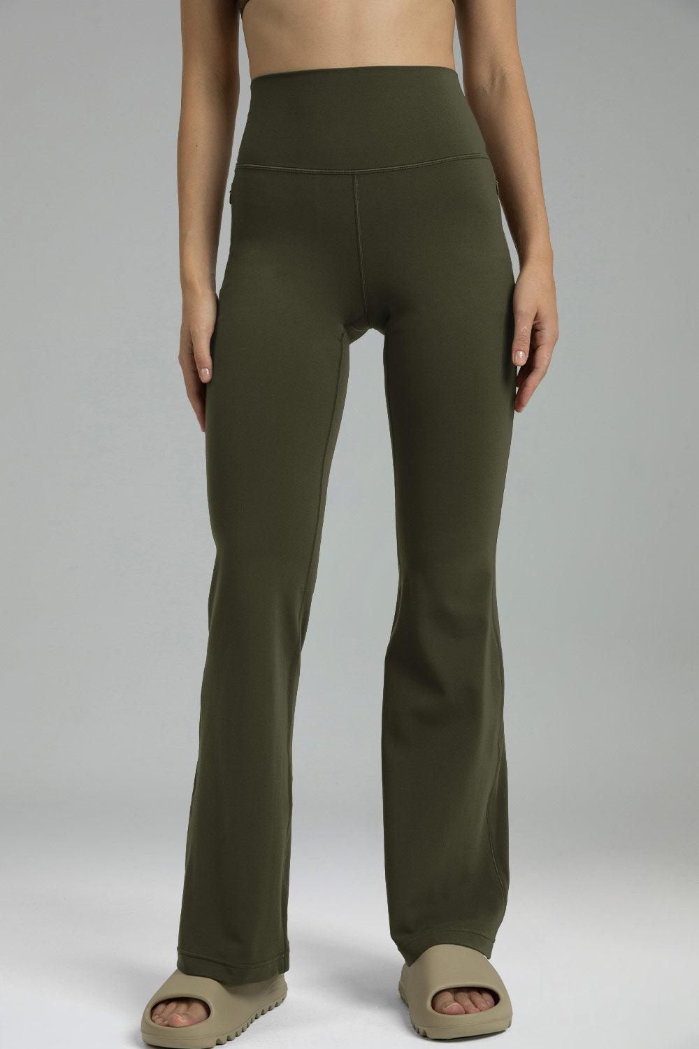 Dreamlux Zip Pocket Yoga Pants Flared Legging Bootcut 29.5