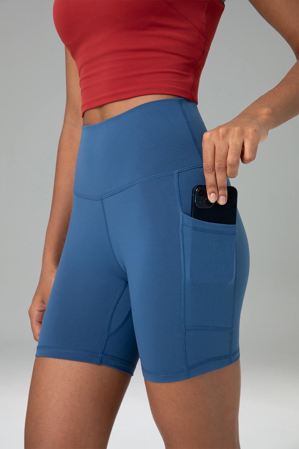 Essential No-Roll High Waisted Sports Leggings w/Pockets 6