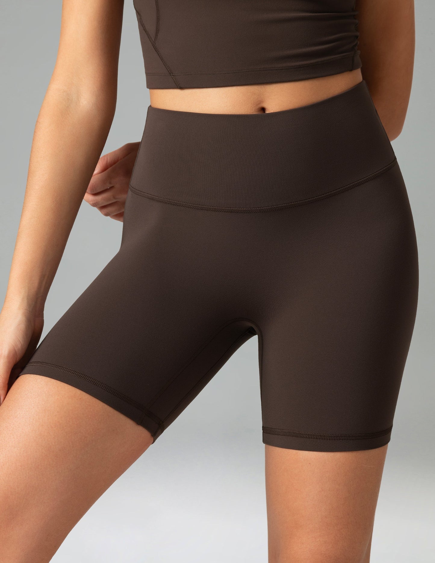 Dreamlux High Rise No Front Seam Shorts 6