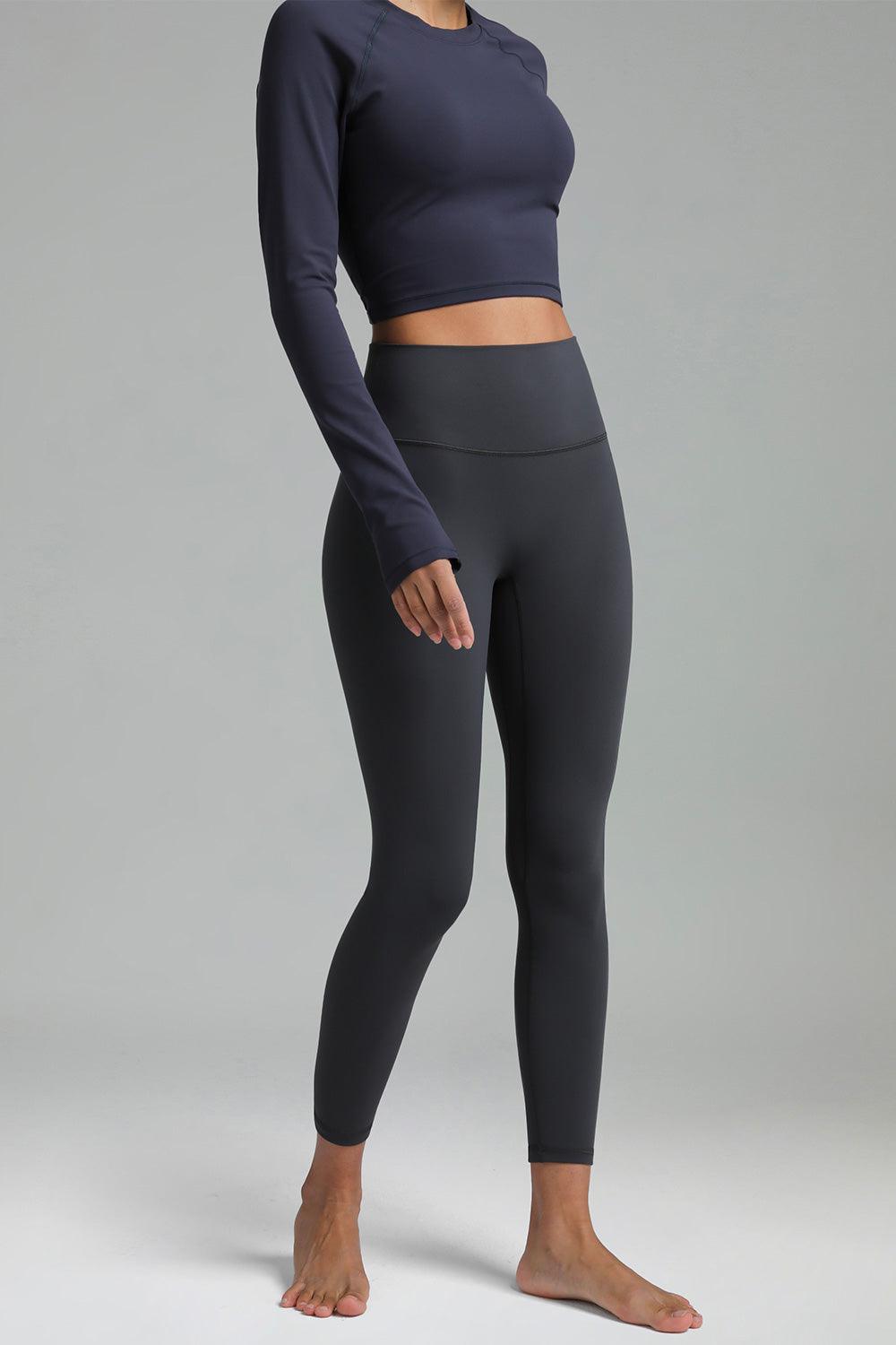 Dreamlux High Waisted No Front Seam Workout 7/8 Leggings 25