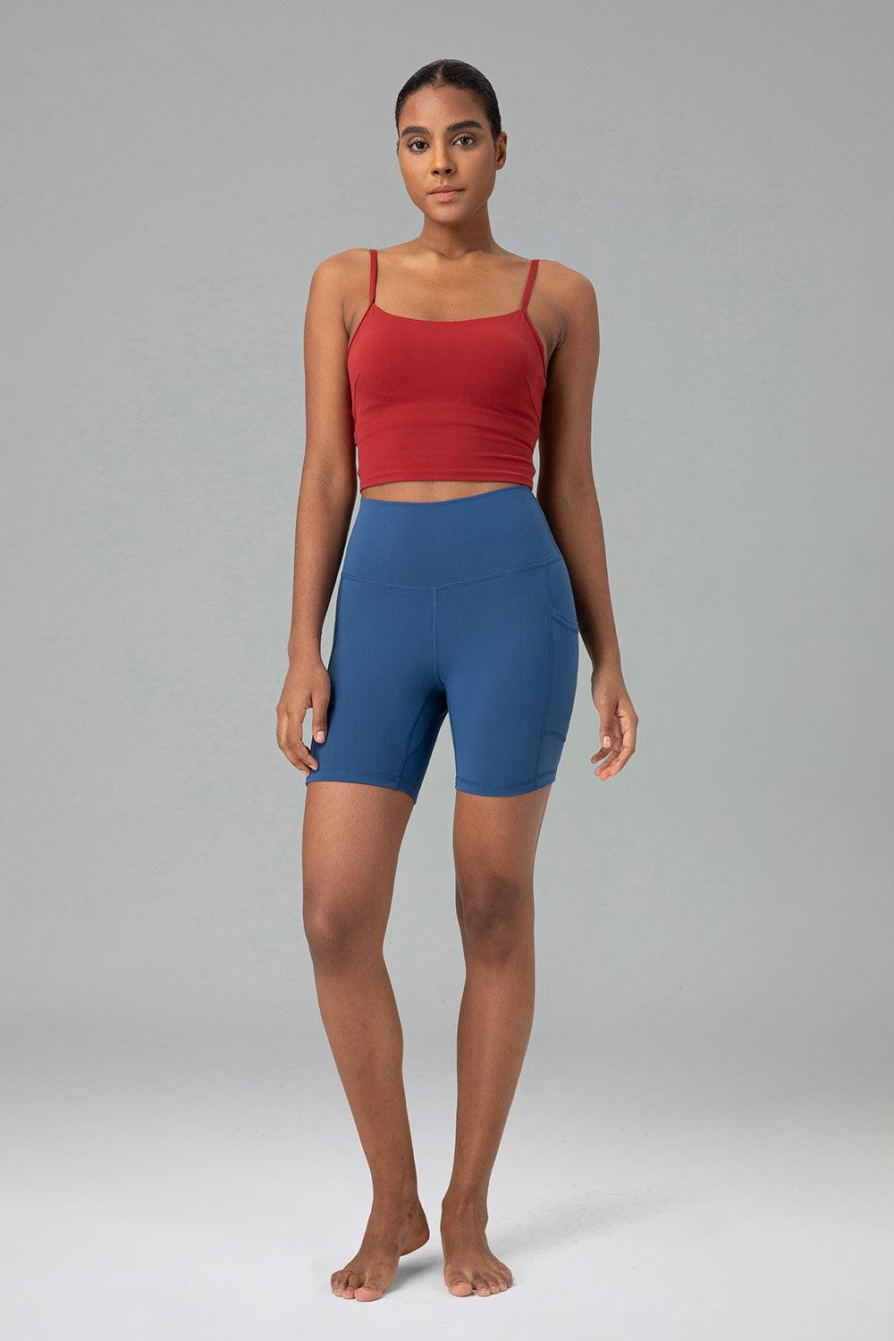 Essential No-Roll High Waisted Sports Leggings w/Pockets 6