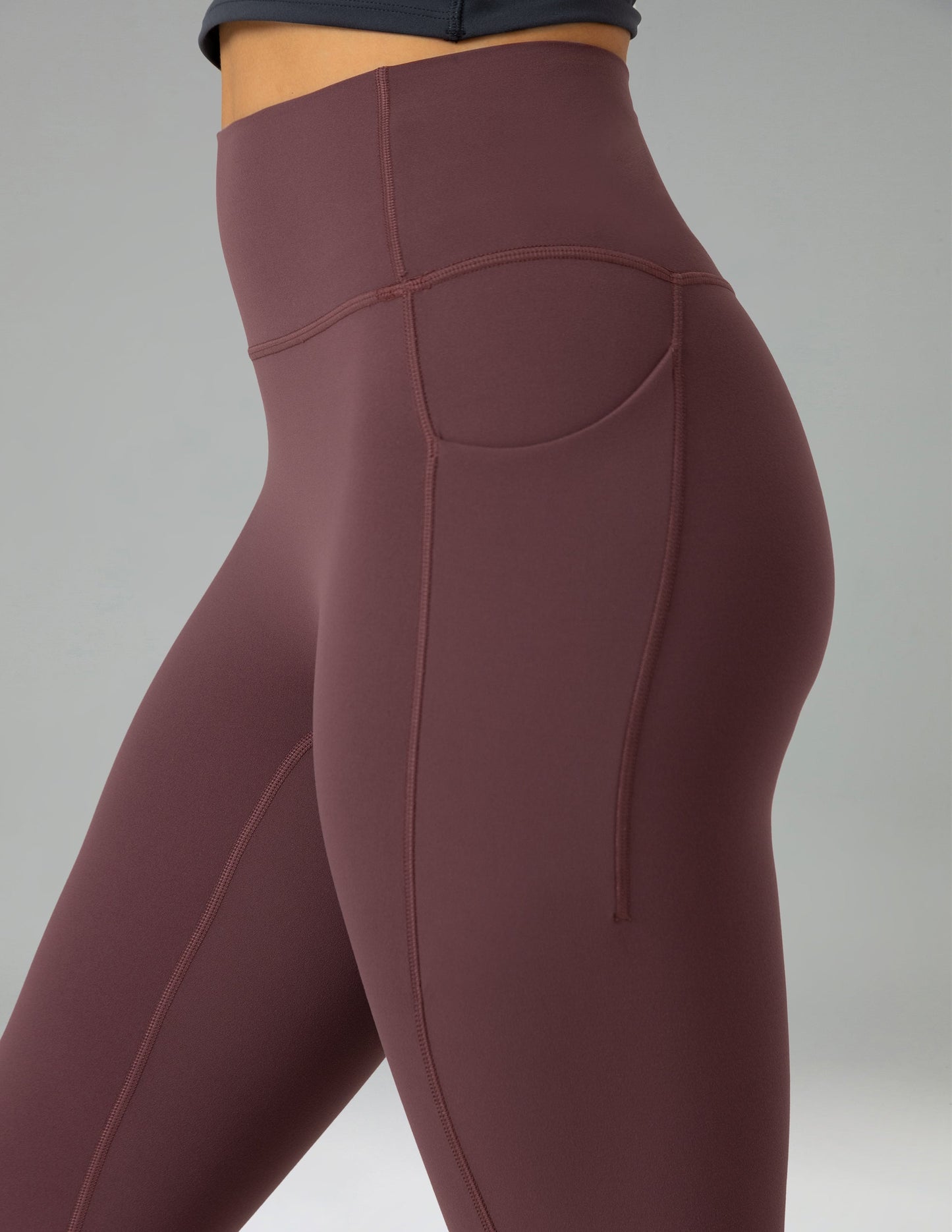 Dreamlux High Waisted No Front Seam 21 Workout Leggings w/Pockets