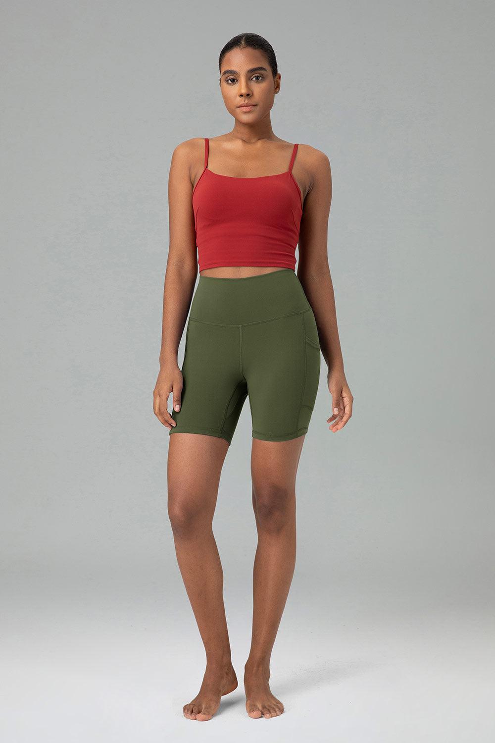 Essential No-Roll High Waisted Sports Leggings w/Pockets 6