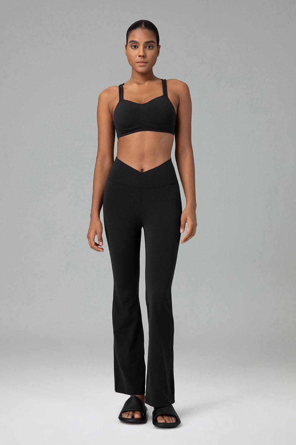 Dreamlux Crossover Yoga Pants Flared Legging Bootcut 31.5