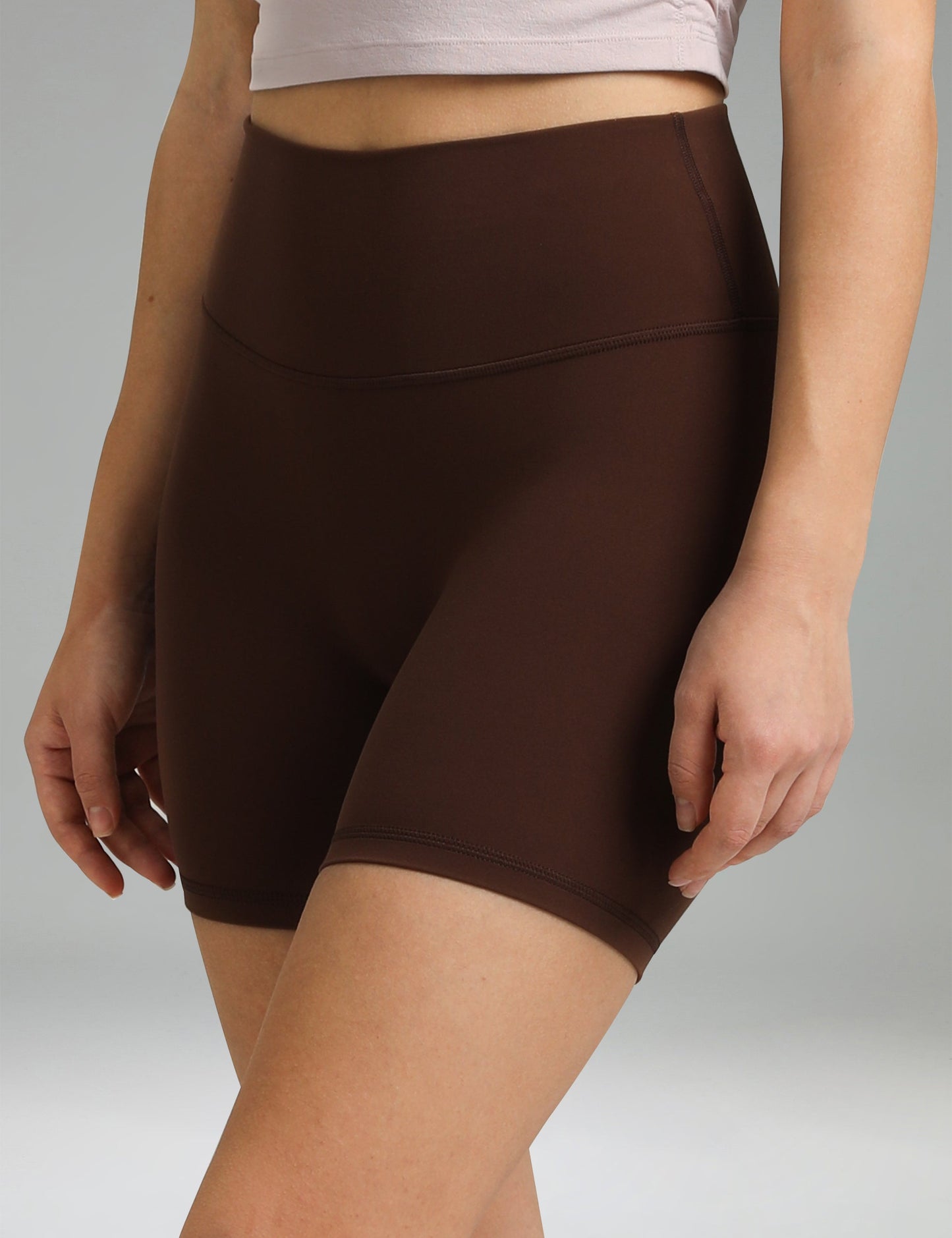 Dreamlux High Rise No Front Seam Shorts 6