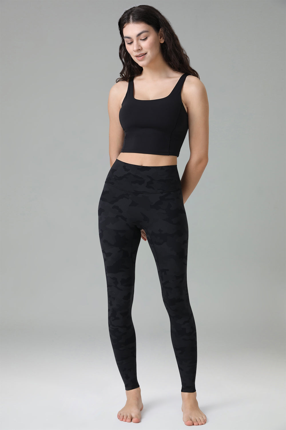 Dreamlux High Waisted No Front Seam Workout Full Length Leggings 28