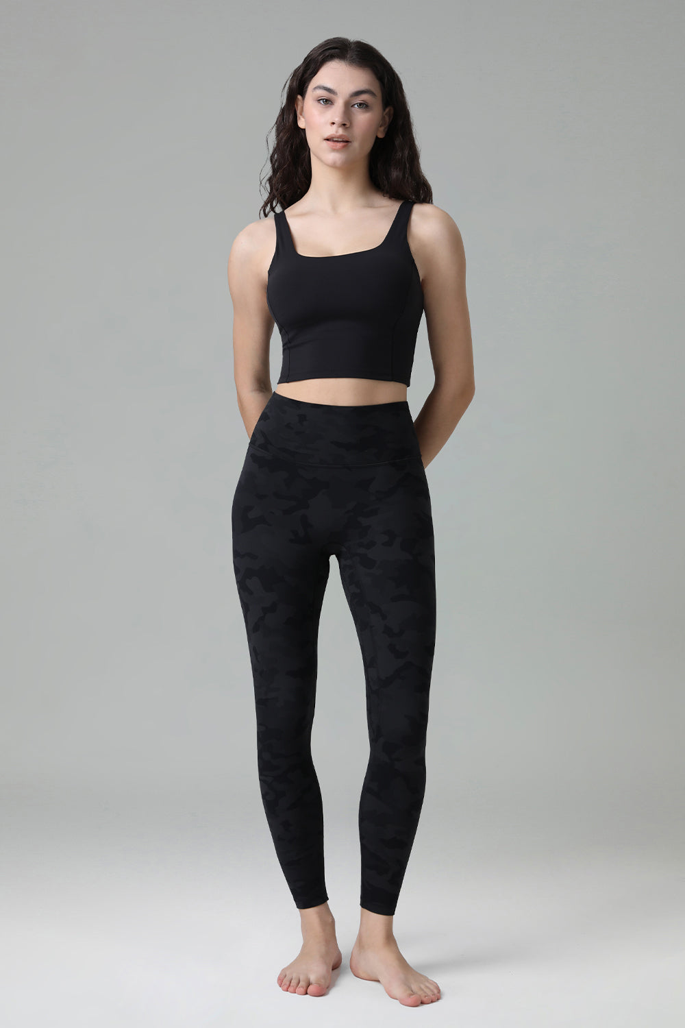 Dreamlux High Waisted No Front Seam Workout 7/8 Leggings 25