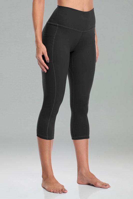 Essential No-Roll High Waisted Sports Leggings w/Pockets 21